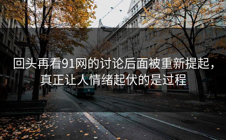 回头再看91网的讨论后面被重新提起，真正让人情绪起伏的是过程